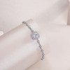 Stars Surrounding - Made of morganite, 925 sterling silver and platinum-plated diamonds, it is a fashionable jewelry bracelet and a luxurious silver accessory.