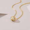 A fashionable and popular jewelry necklace pendant set, featuring Monnes stone, made of 925 silver and plated with platinum diamonds.