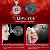 Preserved Red Real Rose with Heart I Love You Necklace -Mothers Day Gifts for Mom Her Wife Girlfriend Grandma on Valentines Mothers Day Christmas Birthday Anniversary Romantic-Red