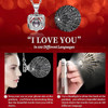 Preserved Red Real Rose with Heart I Love You Necklace -Mothers Day Gifts for Mom Her Wife Girlfriend Grandma on Valentines Mothers Day Christmas Birthday Anniversary Romantic-Red