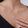 Twelve Zodiac Signs - A trendy and fashionable jewelry necklace pendant set, made of moissanite S925 sterling silver and platinum-plated diamonds