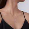 Twelve Zodiac Signs - A trendy and fashionable jewelry necklace pendant set, made of moissanite S925 sterling silver and platinum-plated diamonds