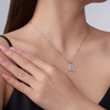Twelve Zodiac Signs - A trendy and fashionable jewelry necklace pendant set, made of moissanite S925 sterling silver and platinum-plated diamonds