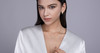 A fashionable and popular jewelry necklace pendant set, featuring Monnes stone, made of 925 silver and plated with platinum diamonds