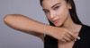 Star Whisper - Made of morganite, 925 sterling silver and platinum-plated diamonds, it is a fashionable jewelry bracelet and a luxurious silver accessory.