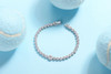 Star Whisper - Made of morganite, 925 sterling silver and platinum-plated diamonds, it is a fashionable jewelry bracelet and a luxurious silver accessory.