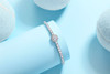 Star - Composed of morganite, 925 sterling silver and platinum-plated diamonds, it is a fashionable jewelry bracelet and a luxurious silver accessory.