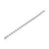 The Time Appointment - Made of morganite, 925 sterling silver and platinum-plated diamonds, it is a fashionable jewelry bracelet and a luxurious silver accessory.