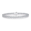 Galaxy Dream - Made of morganite, 925 sterling silver and platinum-plated diamonds, it is a fashionable jewelry bracelet and a luxurious silver accessory.