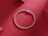 Galaxy Dream - Made of morganite, 925 sterling silver and platinum-plated diamonds, it is a fashionable jewelry bracelet and a luxurious silver accessory.