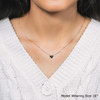 14k Rose Gold Polished Mini Heart Necklace
