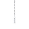 A fashionable and popular jewelry necklace pendant set, featuring Monis stone, made of 925 silver and plated with platinum and diamonds.