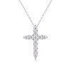 Believe in a fashionable and popular jewelry necklace pendant set, featuring one carat morganite, made of 925 silver and plated with platinum and diamonds.