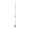 Natural Fantasy - A fashionable and popular jewelry necklace pendant set, featuring Monisite gemstones, made of 925 silver and plated with platinum diamonds.
