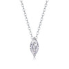 Morning Dawn Eye - A fashionable and popular jewelry necklace pendant set, featuring Monnes stone, made of 925 silver and plated with platinum diamonds.