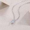 Morning Dawn Eye - A fashionable and popular jewelry necklace pendant set, featuring Monnes stone, made of 925 silver and plated with platinum diamonds.