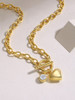 Yingluo Flowing Beads - A fashionable and popular jewelry necklace pendant set, featuring Monisite gemstones, made of 925 silver and plated with platinum diamonds.
