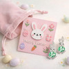 Easter Earrings Christian Easter Basket Stuffers Sparkly Bunny Earrings Jewelry Outfit for Women Ear Jacket Earrings Spring Gifts for Adults