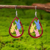 Easter Bunny Dangle Earrings for Women - Cute Acrylic Rabbit Charms Jewelry, Hypoallergenic Stainless Steel Hooks, Colorful Bunny Drop Earrings for Easter Spring Holiday Gifts