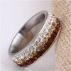 Cocktail & Mocktail Rings CZ Crystals With Ombre Effect
