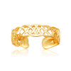 14k Yellow Gold Toe Ring in a Celtic Knot Style