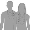 14k Yellow Gold Alternate Valentino Chain (1.40 mm)