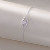 Wish Fairy - Made of moonstone, 925 silver and platinum-plated diamonds, it is a fashionable jewelry bracelet and a luxurious silver accessory.
