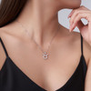 Twelve Zodiac Signs - A trendy and fashionable jewelry necklace pendant set, made of moissanite S925 sterling silver and platinum-plated diamonds