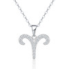 Twelve Zodiac Signs - A trendy and fashionable jewelry necklace pendant set, made of moissanite S925 sterling silver and platinum-plated diamonds