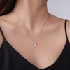 Twelve Zodiac Signs - A trendy and fashionable jewelry necklace pendant set, made of moissanite S925 sterling silver and platinum-plated diamonds