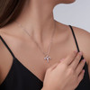 Twelve Zodiac Signs - A trendy and fashionable jewelry necklace pendant set, made of moissanite S925 sterling silver and platinum-plated diamonds