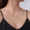 Twelve Zodiac Signs - A trendy and fashionable jewelry necklace pendant set, made of moissanite S925 sterling silver and platinum-plated diamonds