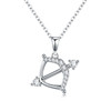 Twelve Zodiac Signs - A trendy and fashionable jewelry necklace pendant set, made of moissanite S925 sterling silver and platinum-plated diamonds