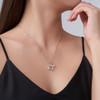 Twelve Zodiac Signs - A trendy and fashionable jewelry necklace pendant set, made of moissanite S925 sterling silver and platinum-plated diamonds