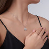 Twelve Zodiac Signs - A trendy and fashionable jewelry necklace pendant set, made of moissanite S925 sterling silver and platinum-plated diamonds