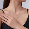 Twelve Zodiac Signs - A trendy and fashionable jewelry necklace pendant set, made of moissanite S925 sterling silver and platinum-plated diamonds