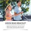 Hoexe Green Beads Bracelet, Men And Women Fashion Convenient Comfort Daily Life Decoration Bracelet