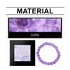 Hoexe Purple Bracelet Purple Rabbit Hair Crystal Personality Trend Fashion With Purple Hand Beaded Bracelet