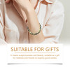 Hoexe Green Sandalwood Bracelet Trend Fashion Elegant Portable Durable Good-Looking Niche Design Bracelet