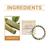 Hoexe Green Sandalwood Bracelet Trend Fashion Elegant Portable Durable Good-Looking Niche Design Bracelet
