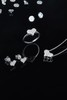 Composed of morganite, 925 sterling silver and platinum-plated diamonds, it is a fashionable jewelry bracelet and a luxurious silver accessory.