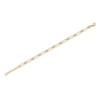 Light and Shadow Flower Chain - Made of morganite, 925 sterling silver and platinum-plated diamonds, it is a fashionable jewelry bracelet and a luxurious silver accessory.