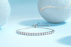Star Fantasy - Made of morganite, 925 sterling silver and platinum-plated diamonds, it is a fashionable jewelry bracelet and a luxurious silver accessory.