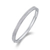 Cosmic Trajectory - Made of morganite, 925 sterling silver and platinum-plated diamonds, it is a fashionable jewelry bracelet and a luxurious silver accessory.