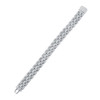 Unique - Made of morganite, 925 sterling silver and platinum-plated diamonds, it is a fashionable jewelry bracelet and a luxurious silver accessory.