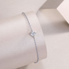 Happy Page - Made of morganite, 925 sterling silver and platinum-plated diamonds, it is a fashionable jewelry bracelet and a luxurious silver accessory.