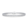 Starry Sky - Fashionable bracelet and Bangle jewelry set with Moissanite S925 sterling silver and Platinum-plated diamond