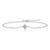Happy Page - Made of morganite, 925 sterling silver and platinum-plated diamonds, it is a fashionable jewelry bracelet and a luxurious silver accessory.