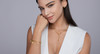 Lucky Heart Bead - Made of morganite, 925 sterling silver and platinum-plated diamonds, it is a fashionable jewelry bracelet and a luxurious silver accessory.