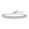 Star Fantasy - Made of morganite, 925 sterling silver and platinum-plated diamonds, it is a fashionable jewelry bracelet and a luxurious silver accessory.